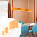 Ver imagem 2 de Lustre Madeira Retangular Linear Led Integrado 98cm -snk 01 - Tauari Bf