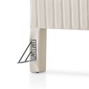 Ver imagem 4 de Cabeceira Cama Box Queen 1,60m Estofada Havai Linho Crú