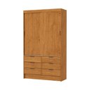 Ver imagem 1 de Guarda Roupa Sevilha 2 Portas de Correr sem Espelho Carioca Moveis Cinamomo