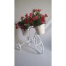 Bicicleta decorativa para jardim - com suportes - 3