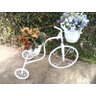 Bicicleta decorativa para jardim - com suportes - 1