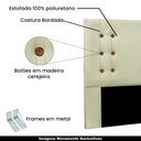 Ver imagem 3 de Cabeceira Decorativa Queen Size 1,60M Kors Linho Natural - Gran Belo