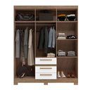 Ver imagem 2 de Guarda-roupa 6 Portas 3 Gavetas Decibal - Rp3636