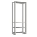 Ver imagem 1 de Closet com 1 Cabideiro e 2 Prateleiras 80 Cm Branco Yes Ey1010