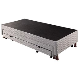 Cama Box c/Auxiliar Solteiro: Colchão Espuma Paropas D33 Confort Ultra Firme + Tricama Base CRC Rú - 14