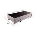 Ver imagem 7 de Cama Box c/Auxiliar Solteiro: Colchão Espuma Paropas D33 Confort Ultra Firme + Tricama Base CRC Rú