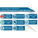 Ver imagem 5 de Cama Box c/Auxiliar Solteiro: Colchão Espuma Paropas D33 Confort Ultra Firme + Tricama Base CRC Rú