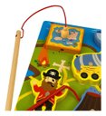Ver imagem 2 de Brinquedo Jogo de Pesca Magnética e Encaixe Piratas Infantil