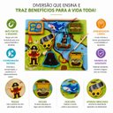 Ver imagem 5 de Brinquedo Jogo de Pesca Magnética e Encaixe Piratas Infantil