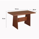 Ver imagem 5 de Conjunto Mesa Retangular Manuela com 6 Cadeiras Pérola Fosca - Bagum Preto Naturalle