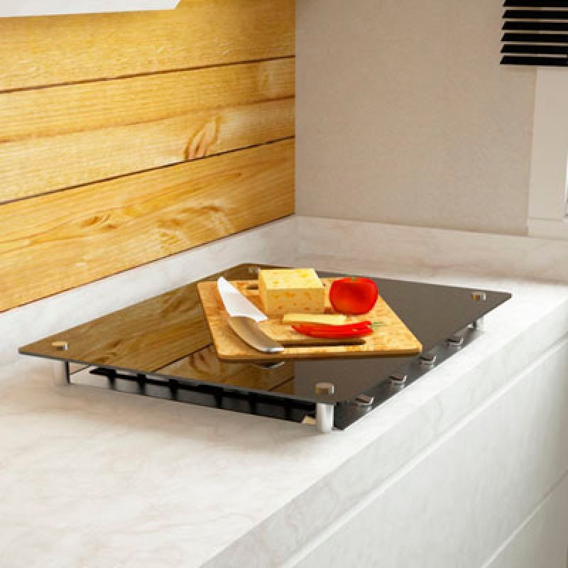 Tampa Para Cooktop Electrolux 4 Bocas Gc60v MadeiraMadeira