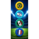 Ver imagem 4 de Futebol de Botao Bolão 12 Seleções Mundial - 0456 - Gulliver