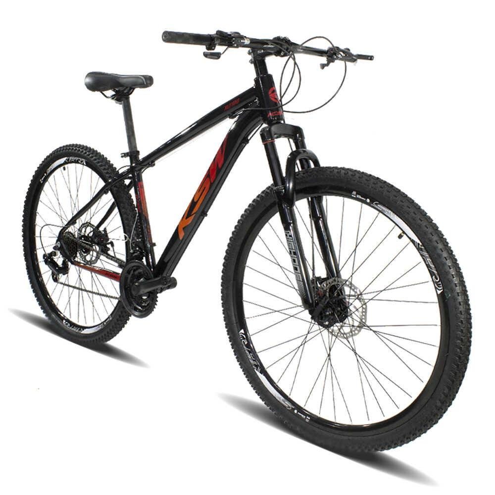 Bicicleta Aro 29 Ksw XLT 100 Câmbios Shimano 21v Freio a Disco Alumínio - 17