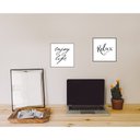 Ver imagem 2 de Quadro Decorativo Barcelona Relax 24X24 cm 24 X 24 cm