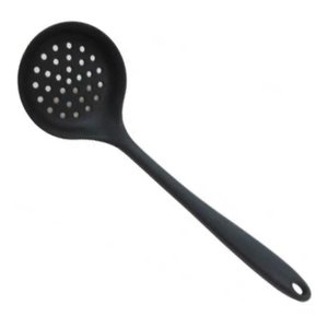 Escumadeira de Silicone 32cm Preta Bono Home