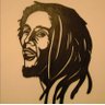 Quadro Adorno Famosos Bob Marley em Mdf Vazado para Decoração d - 1