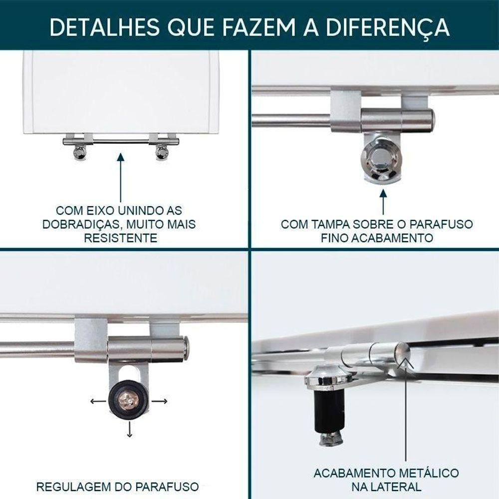 Tampa de Vaso Acrilico para Vaso Incepa Flamingo 6lpf - 4