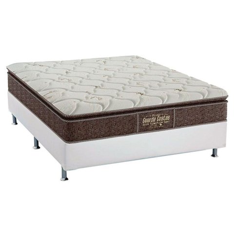 Cama Box Crc Casal +Colchão Anatômico Ortopédico Extra Firme Probel -