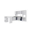 Ver imagem 4 de Cozinha de Canto Modulada Celeste Kappesberg 100% Mdf Branco/azul