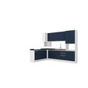 Ver imagem 3 de Cozinha de Canto Modulada Celeste Kappesberg 100% Mdf Branco/azul
