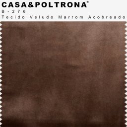 Poltrona Dana Base Giratória Eiffel Champagne Veludo Marrom Acobreado - CasaePoltrona - 3