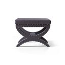 Ver imagem 3 de Puff Estofado com Tachas Channel Cinza Escuro - Straub Web