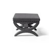 Puff Estofado com Tachas Channel Cinza Escuro - Straub Web - 2