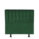 Ver imagem 1 de Cabeceira Estofada Kiara 100cm Solteiro Box Quarto Suede Verde - Gat Magazine