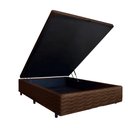 Ver imagem 1 de Cama Box Baú Casal Gold Acolchões Matelado Marrom 41x138x188