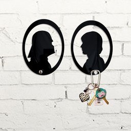 Porta Chaves Silhueta Your Father - Star Wars - 2