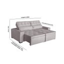 Ver imagem 2 de Sofá Áustria 4 Lugares 2,20cm - de Casa Décor e Estofados.
