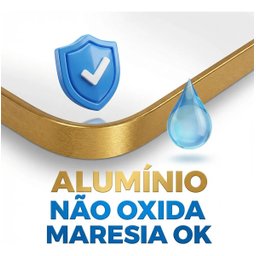 Espelho Base Reta com Moldura Alumínio Dourado Corpo Inteiro 170x70 Cm C/ Suporte de Chão e Parede - 8