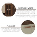 Ver imagem 5 de Cozinha Modulada Completa Fidelitá Lisboa 6 Peças 295cm 15 Portas 3 Gavetas com Tampo