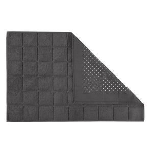 Toalha de Piso Felpudo para Banheiro Teka Prima Delicatta Tam. 42x60cm - Cinza
