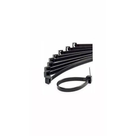 Abraçadeira de Nylon 280 X 3,6 Preta com 1000 Peças - Fertak