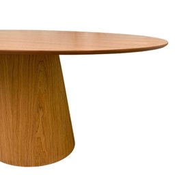 Mesa de Jantar Cone Oval 135x90 Cm Tampo Freijó Base Freijó - 3