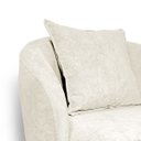 Ver imagem 4 de Poltrona Decorativa para Sala Quarto Aisha Orgânica - Élpis Móveis - Boucle Bege
