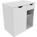Ver imagem 5 de Gabinete de Banheiro 60 Cm 1 Porta 1 Gaveta Romana Branco