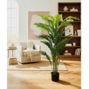 Ver imagem 1 de Planta Artificial Palmeira Real Toque para Decoração Com1.20m, Planta Decorativa para Casa e Eventos