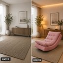 Ver imagem 7 de Poltrona Balance Exclusiva Bouclé Premium de Luxo com Leve Balanço para Sala Quarto e Área de Leitur