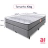 Cama Box Colchão King Ortopédico Firme Espuma D33 Antialérgico Certificado Bf Colchões - 6