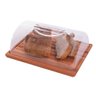 Tábua Migalheira de Corte Porta Pães e Bolos com Cupula e Mantegueira Utily - 1