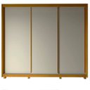 Ver imagem 3 de Guarda-roupa Casal 3 Portas com Pés 100% Mdf Platinum