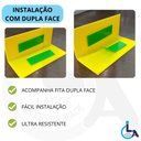 Ver imagem 5 de Kit 100 Sinalizador Ft Tipo Cantoneira 200x30mm C/adesivo