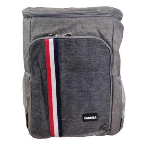 Mochila Térmica Cooler 25l Cinza Bebidas Isolada Unissex