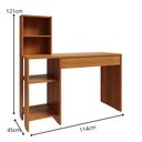Ver imagem 4 de Mesa para Computador Smart Movelove 1 Gaveta MDP com Nicho Superior Opcional Jequitiba