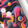 Papel de Parede 3d Pintura Arte Gamer Moderna Abstrata Decorativa Efeito Grafite Varias Cores 9m - 3