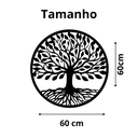 Ver imagem 2 de Mandala Decorativa Árvore da Vida 60x60