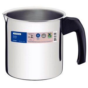 Fervedor 12cm Tramontina Inox 1,4l Allegra Cabo Baquelite Canecão Leiteira