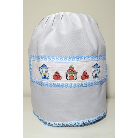 Capa de Botijão Branca - Hora do Chá